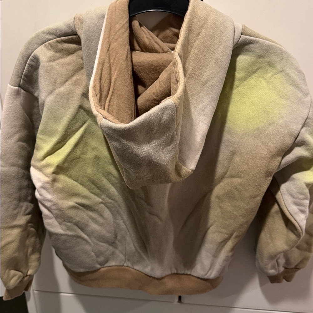 Kids Nike Tan and Yellow Just Do It Hoodie - Picture 6 of 7